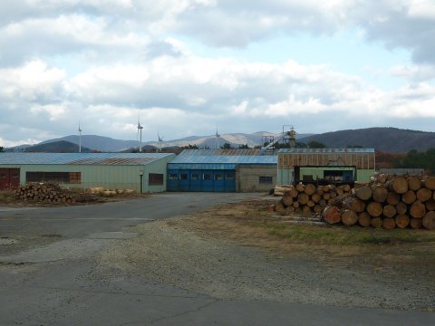 ヒバ製材所、津軽半島