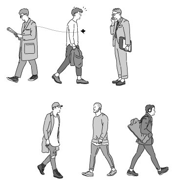 今時の男性たち